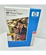 Sealed HP Premium Plus Photo Paper 4&quot;x6&quot; Borderless High Gloss 100 Sheets - £6.03 GBP