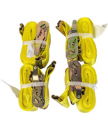 4  E Track Ratchet Tie Down Straps 15 feet Truck Trailer Enclosed Cargo ... - $53.46