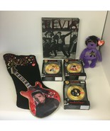 Elvis Presley Memorabilia Lot Stocking Ty Beanie Baby Book 3 Musical Orn... - £58.85 GBP