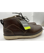 Eddie Bauer Boys Ankle Boots Mince Size 5 Brown Man made Leather - £20.60 GBP