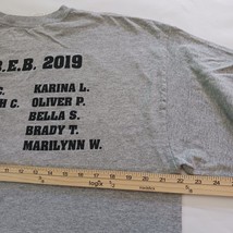 Gildan Heavy Cotton BRAVE EAGLE BOTS Men's Gray Cotton Blend Graphic T-Shirt XL image 13