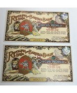 1973 RINGLING BROTHERS BARNUM BAILEY CIRCUS WORLD Adult COLLECTOR TICKET - $24.61 CAD