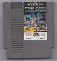 Vintage Nintendo  WWF Wrestlemania Steel Cage Challenge Video Game NES Cart VHTF - £18.89 GBP