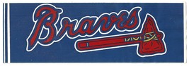 1992 Atlanta Braves Tomahawk Bumper Sticker - £1.59 GBP