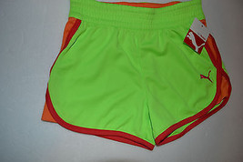 Puma Girls  Active Shorts Sizes  5 or 6 or  Nwt  Green - $14.99