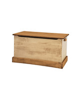 WOOD TOY BOX Amish Handmade Storage Chest Natural Walnut in Small Medium... - £330.37 GBP+