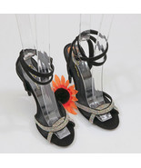 Olivia Ferguon Rhinestone Faux Suede Stiletto Evening Shoes #C009 - $26.72