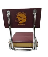 FSU Florida State Seminoles Stadium Bleacher Seat Folding Cushion Chair Vtg - $647.71 MXN