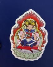 Sailor Moon Revival Adult Humor Skateboard Guitar Phone Sticker - £3.19 GBP