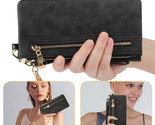 Women Ladies Long Leather Wallet Credit Card Holder Purse Zipper Handbag... - $26.99