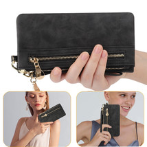 Women Ladies Long Leather Wallet Credit Card Holder Purse Zipper Handbag Clutch - £20.77 GBP