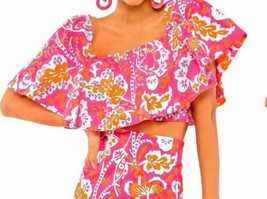 Gretchen Scott Ruffle Dreaming Top-Flora Pink Multi - $68.31+