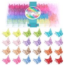 Hoyols Glitter Butterfly Hair Clips, 90s Y2K Sparkle Accessories for Gir... - $19.79