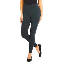 Max &amp; Mia Ladies&#39; French Terry Legging Size: L, Color: Heather Navy - £26.13 GBP