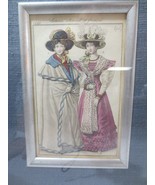 Antique Ladies Fashions of France  and Germany 1825 Framed Print #45 - £39.09 GBP
