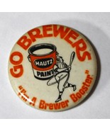 Go Brewers Mautz Paint  pinback - $368.56 MXN