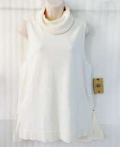 G.H.BASS &amp; CO Woman Spring Ivory White Sweater Knit Top sise 14/L  New $69 - $33.66