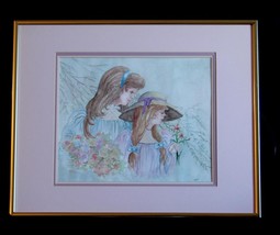 Melnee Zernicke Original Watercolor, &quot;Signs of Spring&quot;, Framed - £16.16 GBP