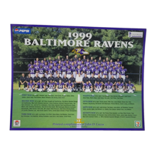 Baltimore Ravens NFL Football 1999 Season Team Photo Roster 11x9 - £7.65 GBP