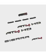 11Pcs Emblem Badge Set for 20242026 GMC Sierra 2500HD 3500HD AT4  Full Car Logo  - $339.29