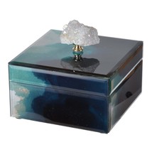 Bethany Stackable Jewelry Box - Aqua (6x6x5) - $48.99
