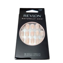 Revlon Naturally Chic Short Length Nails 36 ct NIB #91255 E5 - $10.10