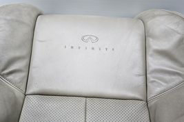 2005-2007 INFINITI G35 COUPE FRONT RIGHT PASSENGER UPPER SEAT COVER BEIGE P3934 image 3