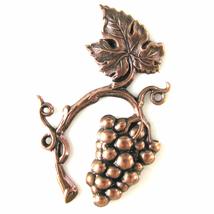 EleganceWithFlair -2- Oxidized Copper Finish brass findings Vine and gra... - £3.90 GBP