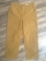 Madewell Classic Straight Pants Mustard Yellow  NWT Sz 32 #AJ559 (Reg. $88) - $23.21