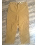 Madewell Classic Straight Pants Mustard Yellow  NWT Sz 32 #AJ559 (Reg. $88) - £18.25 GBP