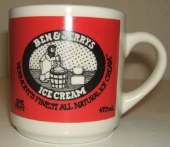 vintage ceramic coffee mug Ben &amp; Jerrys ice cream - £19.75 GBP
