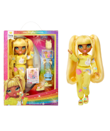 Rainbow High Jr High PJ Party Sunny, Yellow 9” Posable Doll, Ages 4-12 - €51,38 EUR