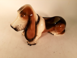 Cool Large Basset Hound Planter From The 1960s, Signed Jo Anne - $26.77