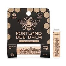 Portland Bee Balm All Natural Handmade Beeswax Based Lip Balm, Unscented 9 Count - £22.05 GBP