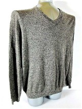 Club Room Men&#39;s 2XL Gray Merino Wool Blend V Neck Sweater (I)pm1 - £8.31 GBP