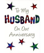 To My Husband On Our Anniversary - Anniversary Greeting Card - 00911 - $51.04 MXN