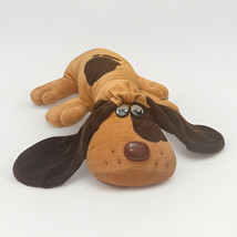 Vintage Tonka Pound Puppy 18&quot; Plush Dog Tan Brown Spots Stuffed Animal 1980s Toy - $48.99