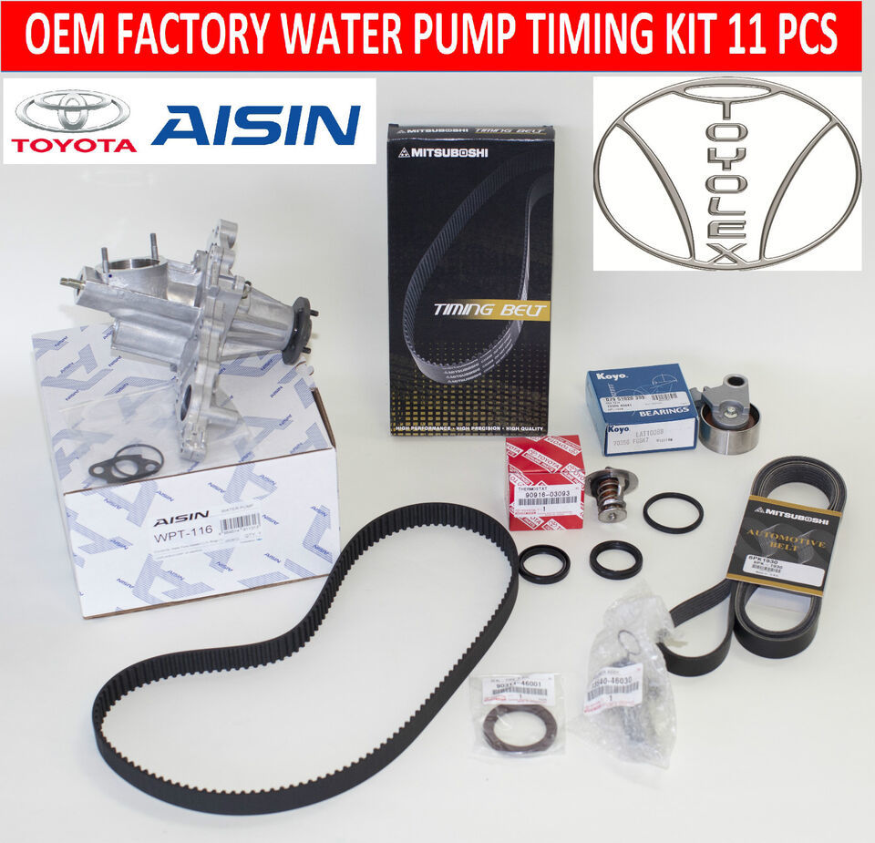 NEW LEXUS IS300 GS300 FACTORY OEM COMPLETE TIMING BELT WATER PUMP KIT