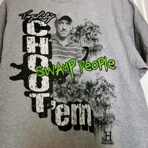 New Delta Troy Landry&#39;s Swamp People Choot &#39;Em Gray T-Shirt Mens M - $294.68 MXN