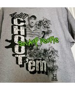 New Delta Troy Landry&#39;s Swamp People Choot &#39;Em Gray T-Shirt Mens M - $15.48