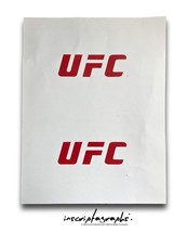 Bruce Buffer Event Used - UFC Czech Republic Official Bout Order List 2/... - £294.06 GBP