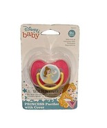Disney Beauty and the Beast Pacifier &amp; Cover BPA Free Orthodontic Nipple... - £6.29 GBP