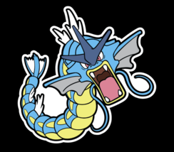 Pokémon anime monster Gyrados Cartoon - Sticker Decal Truck Car Phone - £2.98 GBP+