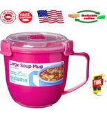 Elegant 30oz Plastic Soup Mug - Dishwasher &amp; Freezer Safe Convenience - $438.26 MXN