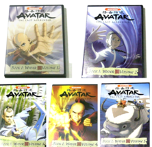 Avatar DVD Book 1 Water Volume 1-5 The Last Airbender Series Nickelodeon 5 DVD&#39;s - £11.57 GBP