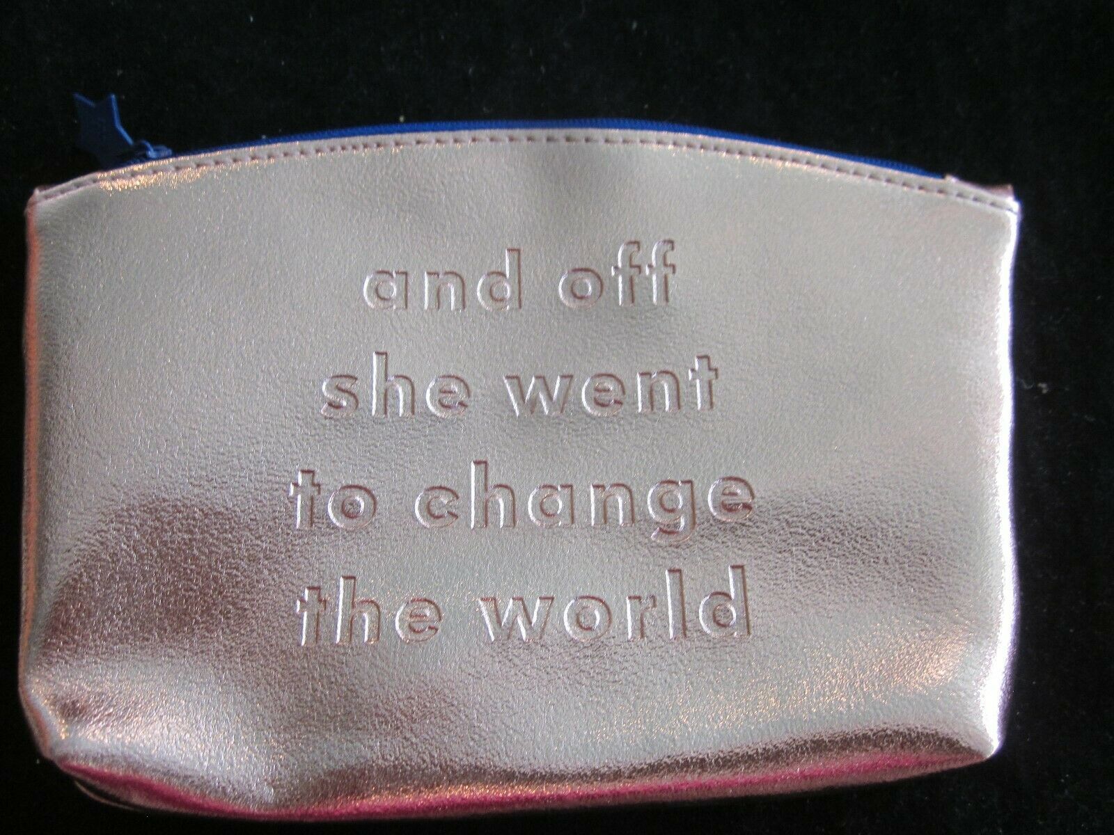 Primary image for ipsy March 2019 Women's History Month  And off She Went Make Up Cosmetic Bag New