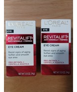 L&#39;OREAL Paris Revitalift Anti Wrinkle Firming Eye Cream, 0.5oz - Pack of 2 - $24.61