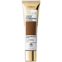 L&#39;Oreal Paris Age Perfect Radiant Serum *03/2025*Foundation with SPF 50,... - $9.22
