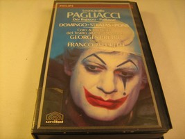 Rare Vhs Leoncavallo Pagliacci Domingo Stratas Pons 1982 [Z15a] - $22.33