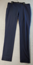 MONDETTA Leggings Womens Large Navy Polyester Logo Elastic Waist Casual Pull On - £7.76 GBP